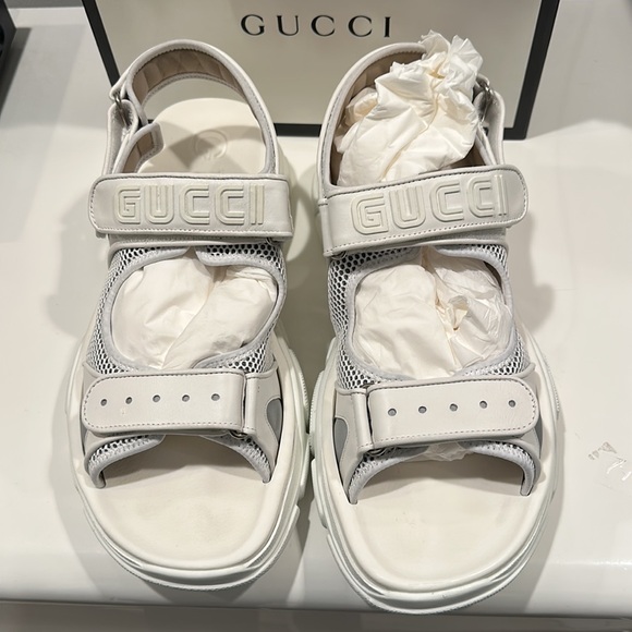 Gucci Napa Pantoufl Sandals, size 14, NEW - Picture 3 of 6